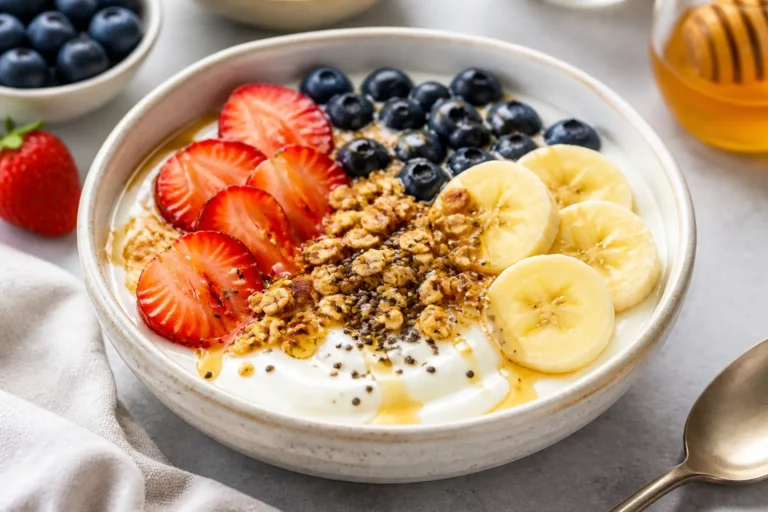 Low-Calorie Greek Yogurt Breakfast Bowl – Fresh, Filling, and Fast