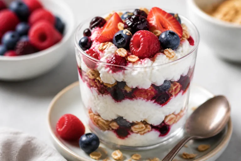 Cottage Cheese & Berry Protein Parfait – A Simple, Satisfying Breakfast