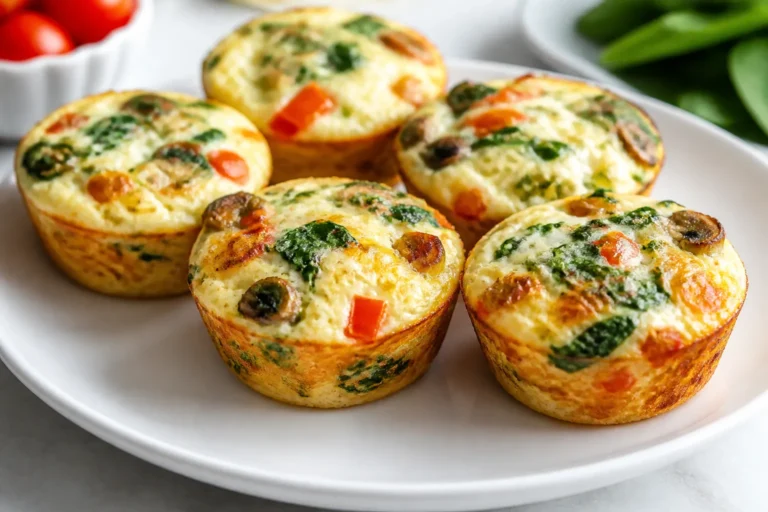 Egg White Veggie Breakfast Muffins – A Light, Protein-Packed Start