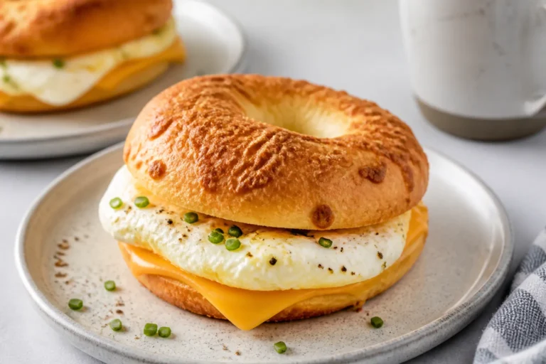 Cottage Cheese Bagels with Egg Whites – High-Protein, Easy, and Satisfying