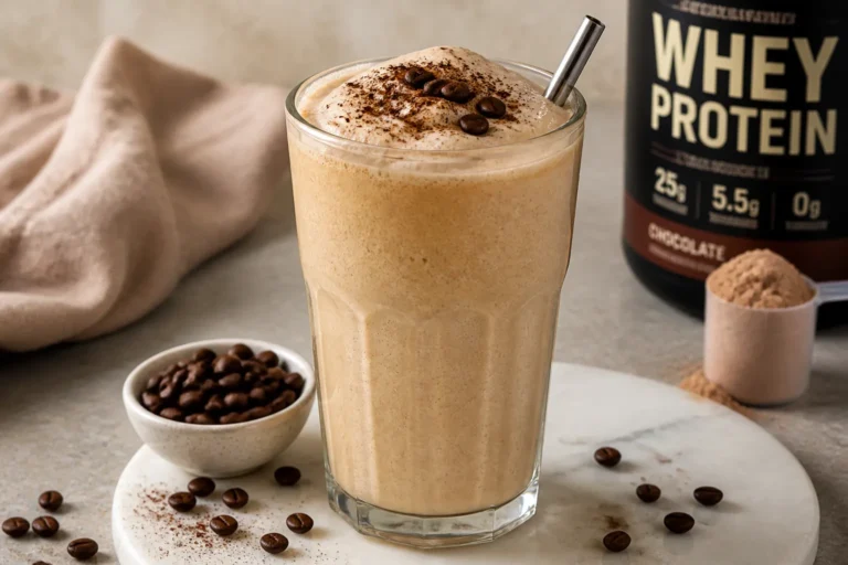 Low-Calorie Protein Coffee Smoothie – A Light, Energizing Breakfast