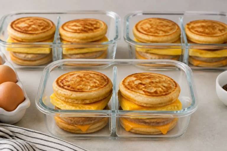High Protein McGriddle Meal Prep – A Make-Ahead Breakfast That Actually Fills You Up