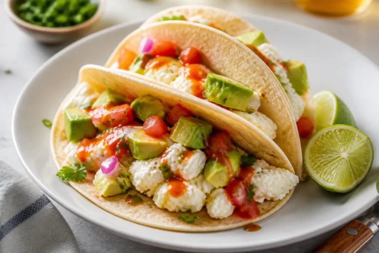 Egg White Breakfast Tacos – Light, Protein-Packed, and Flavorful