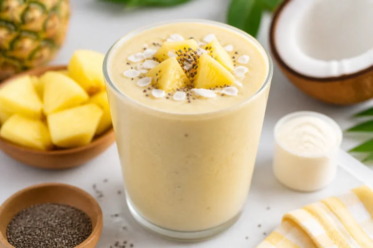 High Protein Tropical Breakfast Smoothie – A Bright, Satisfying Start