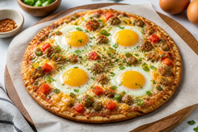High Protein Breakfast Pizza – A Satisfying, Savory Start