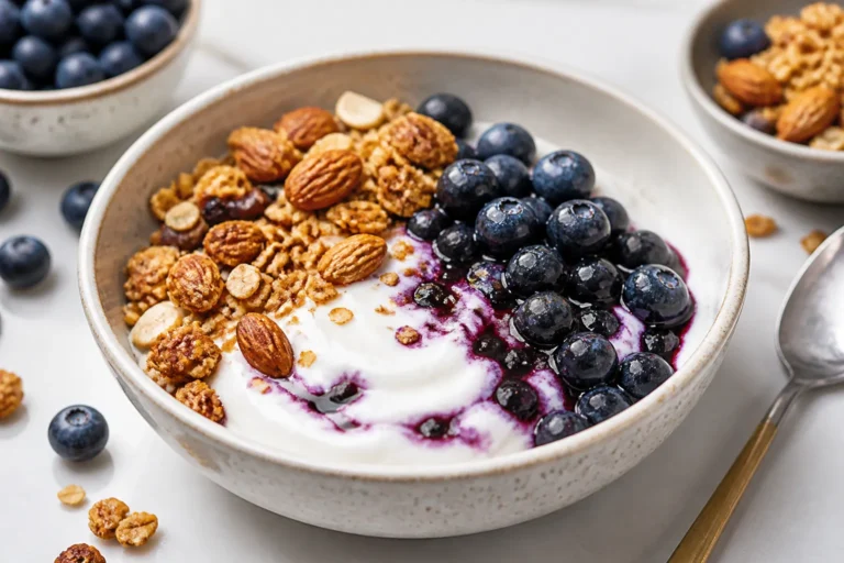 Greek Yogurt Blueberry Crunch Bowl – A Fresh, Satisfying Breakfast