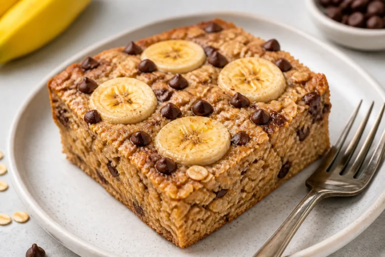 High Protein Banana Bread Baked Oats – A Cozy, Satisfying Breakfast